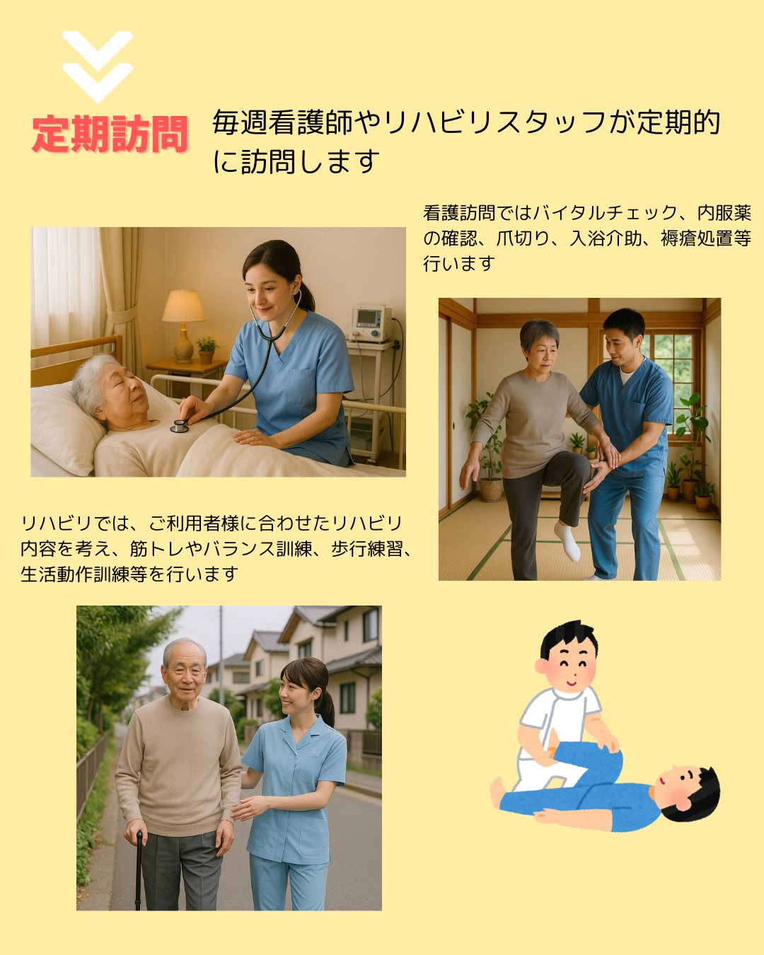 リハビリの簡単な流れについてご紹介します！